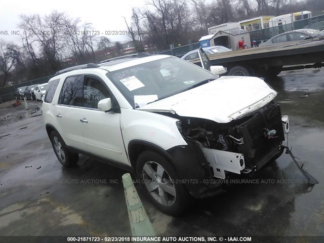 1GKKRRED3CJ397298 - 2012 GMC ACADIA SLT-1 Biały zdjęcie 1