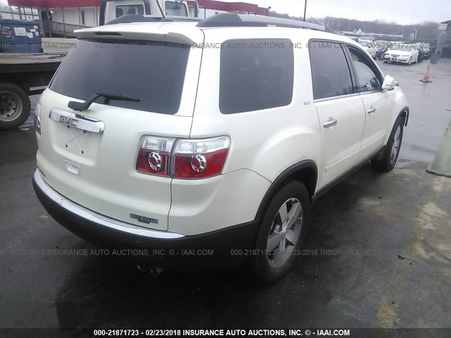 1GKKRRED3CJ397298 - 2012 GMC ACADIA SLT-1 Biały zdjęcie 4
