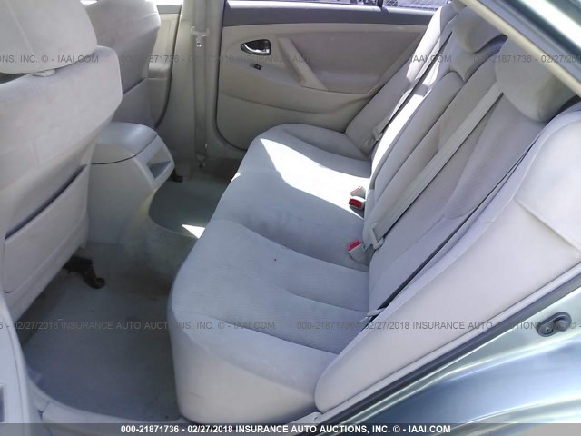 4T1BF3EKXBU596311 - 2011 TOYOTA CAMRY SE/LE/XLE TEAL photo 8