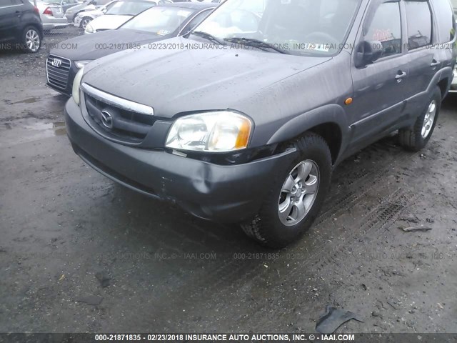 4F2CZ96123KM46313 - 2003 MAZDA TRIBUTE ES GRAY photo 6