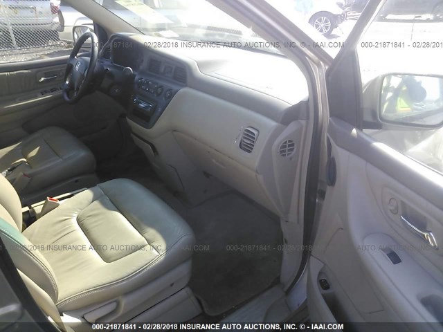 5FNRL18954B087148 - 2004 HONDA ODYSSEY EXL ოქროსფერი ფოტო 5