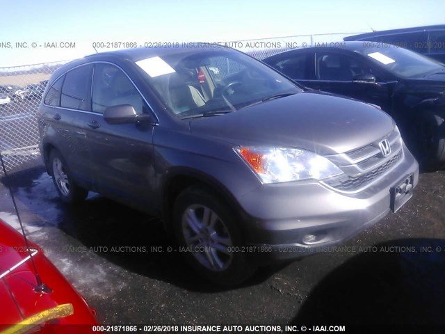 5J6RE4H70BL045890 - 2011 HONDA CR-V EXL GRAY photo 1