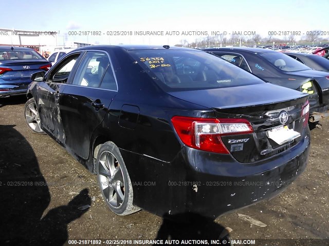 4T1BF1FK5EU306872 - 2014 TOYOTA CAMRY L/SE/LE/XLE 黑色 照片 3