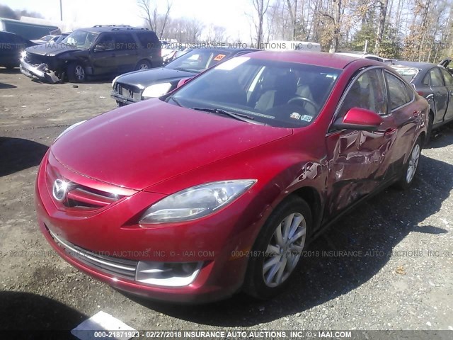 1YVHZ8DH2C5M43761 - 2012 MAZDA 6 I RED photo 2