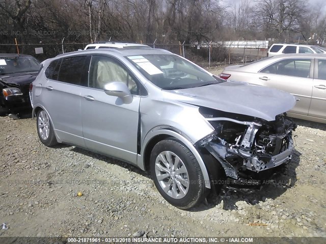 LRBFXBSA8HD070775 - 2017 BUICK ENVISION ESSENCE Արծաթագույն լուսանկար 1