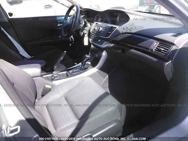 1HGCR2F57DA282849 - 2013 HONDA ACCORD SPORT SILVER photo 5