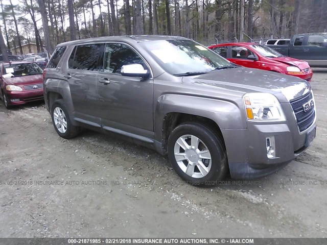 2CTALBEW4A6285545 - 2010 GMC TERRAIN SLE GRAY photo 1