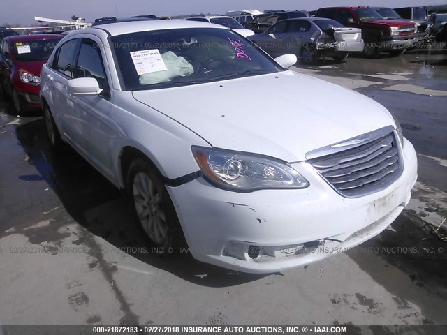 1C3CCBBB6DN579071 - 2013 CHRYSLER 200 TOURING WHITE photo 1