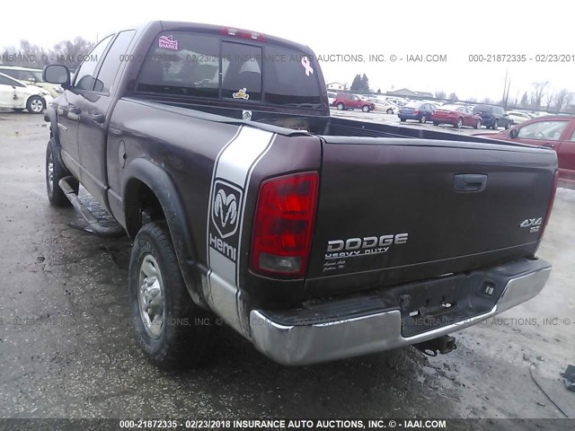 3D7KU28D54G220368 - 2004 DODGE RAM 2500 ST/SLT 勃艮第红 照片 3