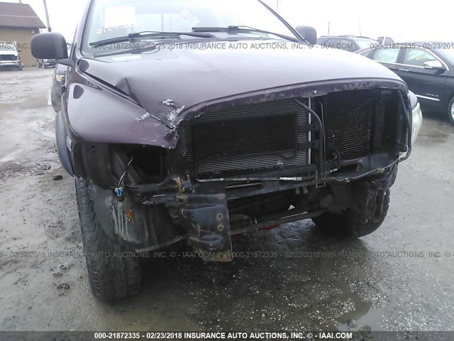3D7KU28D54G220368 - 2004 DODGE RAM 2500 ST/SLT 勃艮第红 照片 6