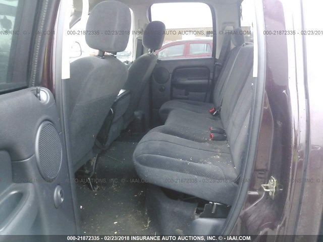 3D7KU28D54G220368 - 2004 DODGE RAM 2500 ST/SLT 勃艮第红 照片 8