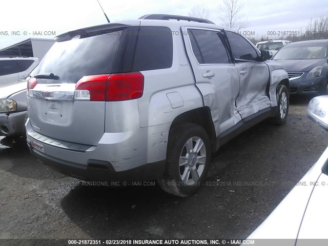 2GKALSEK6D6125619 - 2013 GMC TERRAIN SLE SILVER photo 4