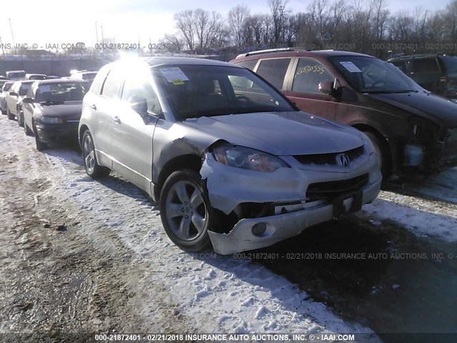 5J8TB18548A003987 - 2008 ACURA RDX TECHNOLOGY SILVER photo 1