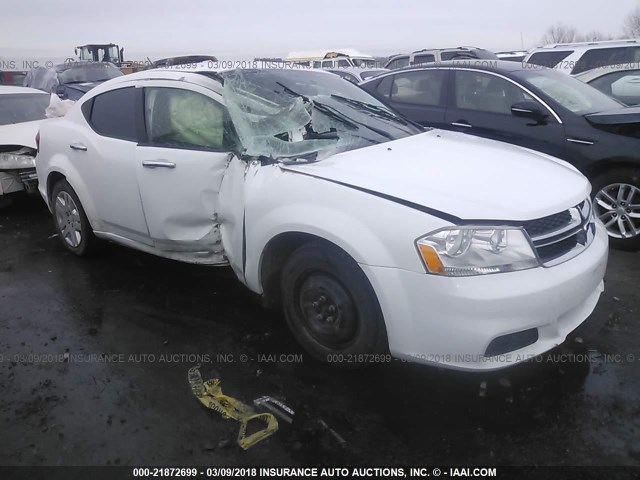 1B3BD4FB5BN587767 - 2011 DODGE AVENGER EXPRESS 白色 照片 1