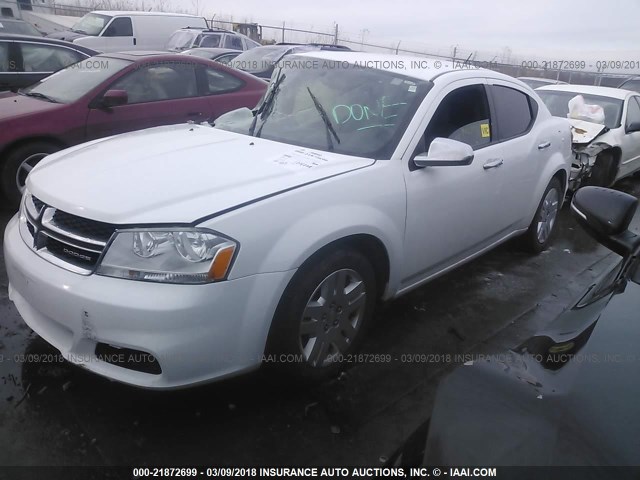 1B3BD4FB5BN587767 - 2011 DODGE AVENGER EXPRESS 白色 照片 2