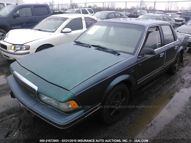 1G4AG55M7S6486956 - 1995 BUICK CENTURY SPECIAL TEAL photo 2