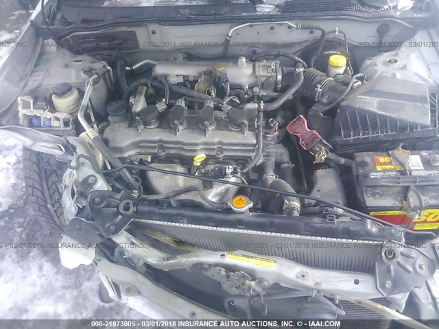 3N1CB51D84L461948 - 2004 NISSAN SENTRA 1.8/1.8S SILVER photo 10