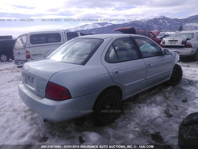 3N1CB51D84L461948 - 2004 NISSAN SENTRA 1.8/1.8S SILVER photo 4