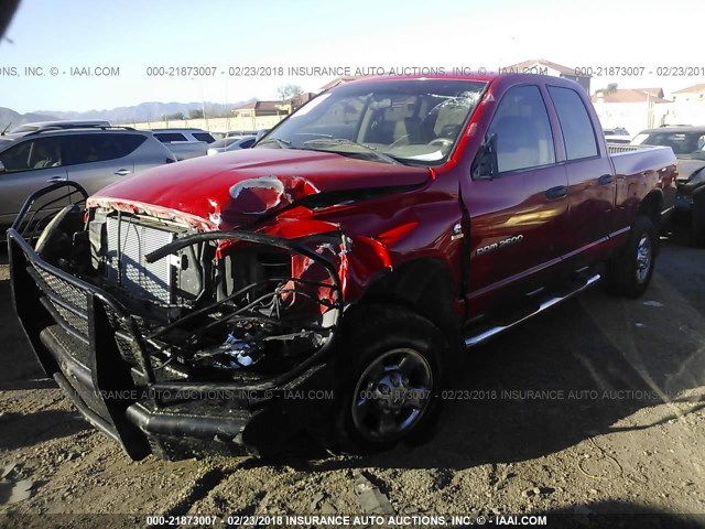 1D7KS28C16J113199 - 2006 DODGE RAM 2500 ST/SLT 红色 照片 2