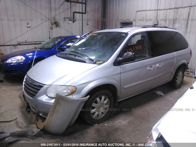 2A4GP54LX6R755774 - 2006 CHRYSLER TOWN & COUNTRY TOURING SILVER photo 2