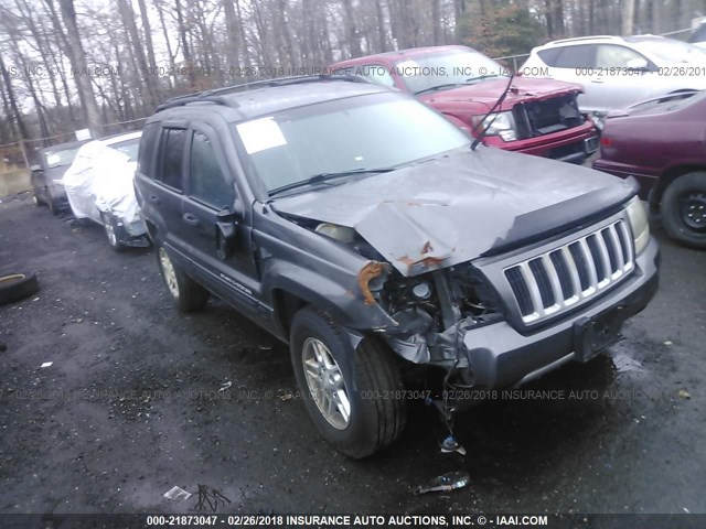 1J4GW48S54C165907 - 2004 JEEP GRAND CHEROKEE LAREDO/COLUMBIA/FREEDOM GRAY photo 1