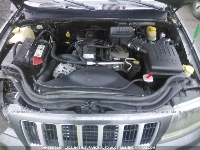 1J4GW48S54C165907 - 2004 JEEP GRAND CHEROKEE LAREDO/COLUMBIA/FREEDOM 灰色 照片 10