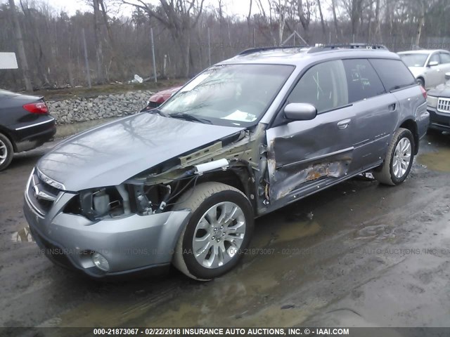 4S4BP66C897334592 - 2009 SUBARU OUTBACK 2.5I LIMITED GRAY photo 2