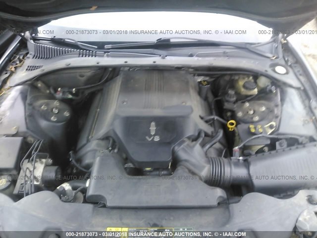 1LNHM87A75Y609210 - 2005 LINCOLN LS BLACK photo 10