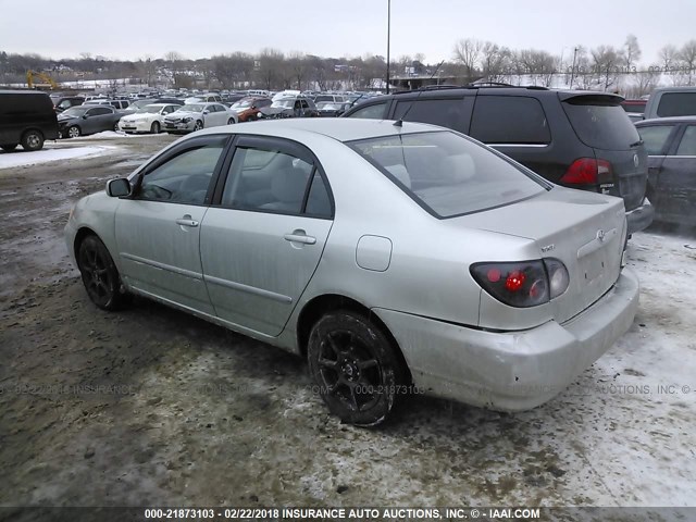 JTDBR32E130042299 - 2003 TOYOTA COROLLA CE/LE SILVER photo 3