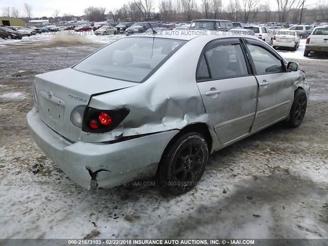 JTDBR32E130042299 - 2003 TOYOTA COROLLA CE/LE SILVER photo 4