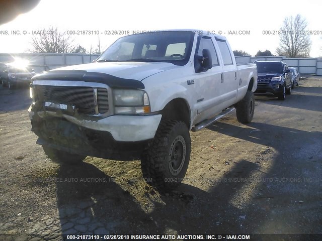 1FTSW31P93EB39961 - 2003 FORD F350 SRW SUPER DUTY WHITE photo 2