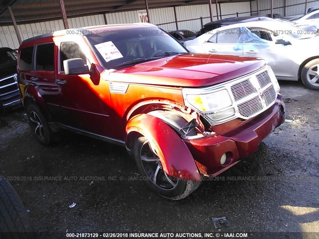 1D4PU4GK1BW607660 - 2011 DODGE NITRO HEAT RED photo 1