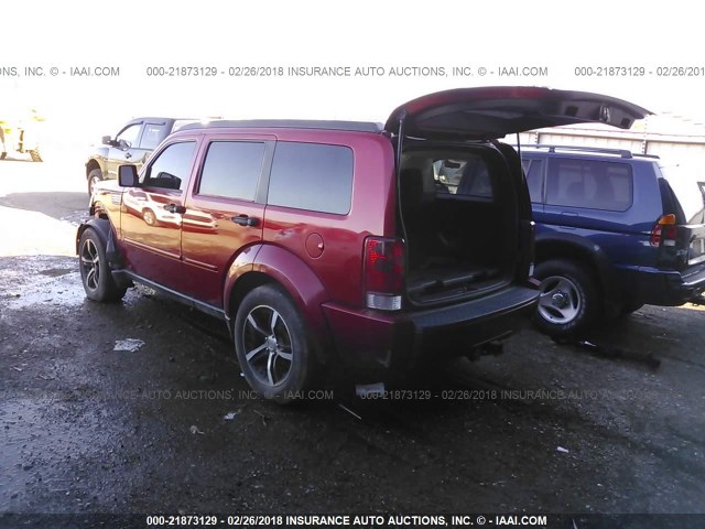 1D4PU4GK1BW607660 - 2011 DODGE NITRO HEAT RED photo 3