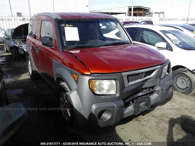 5J6YH27503L049835 - 2003 HONDA ELEMENT EX ORANGE photo 1