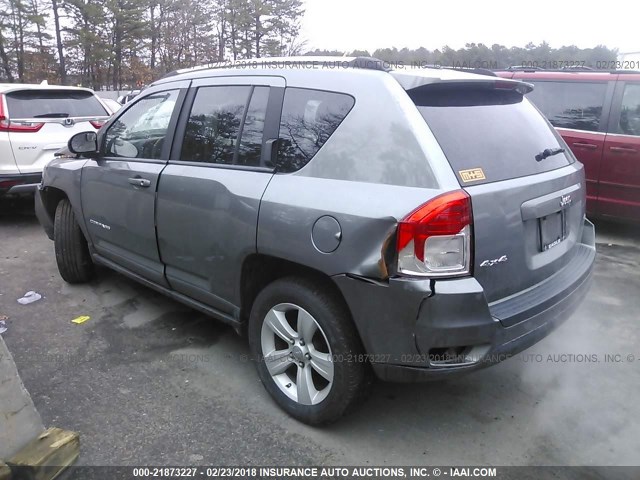 1J4NF1FB2BD282960 - 2011 JEEP COMPASS SPORT GRAY photo 3