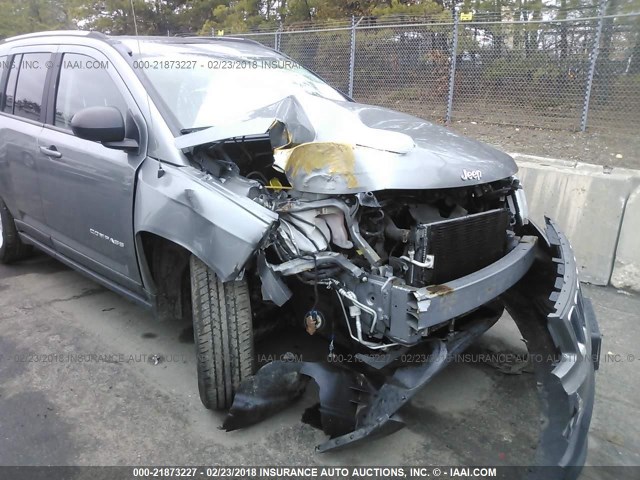 1J4NF1FB2BD282960 - 2011 JEEP COMPASS SPORT GRAY photo 6