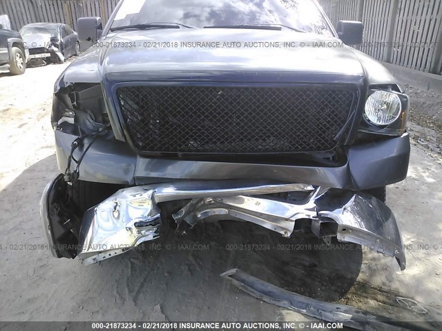 1FTPW14V28FA45264 - 2008 FORD F150 SUPERCREW GRAY photo 6