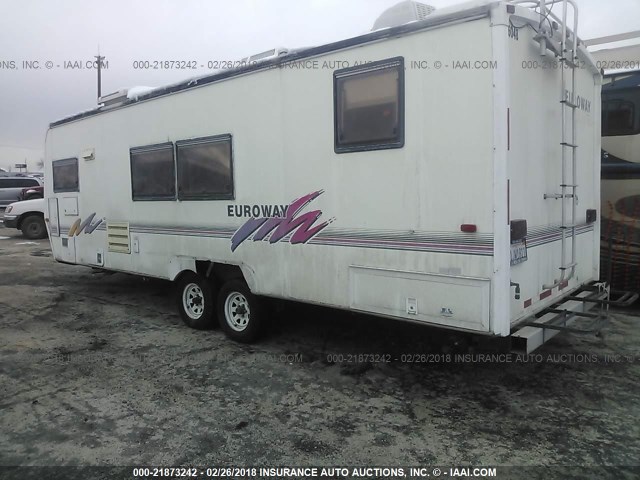 1EB1C2626T0910156 - 1996 EUROWAY TRAVEL TRAILER  WHITE photo 3