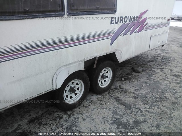 1EB1C2626T0910156 - 1996 EUROWAY TRAVEL TRAILER  WHITE photo 6