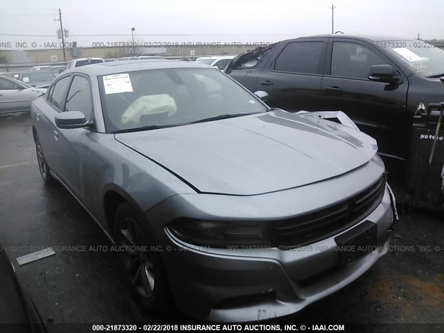 2C3CDXHG7FH857534 - 2015 DODGE CHARGER SXT SILVER photo 1