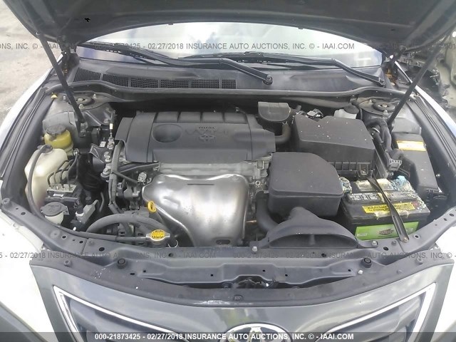 4T1BF3EK9BU619951 - 2011 TOYOTA CAMRY SE/LE/XLE 灰色 照片 10