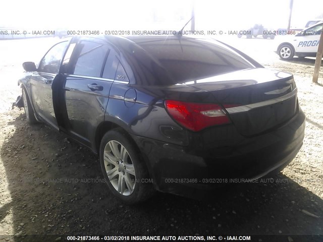 1C3CCBBB4CN298787 - 2012 CHRYSLER 200 TOURING BLACK photo 3