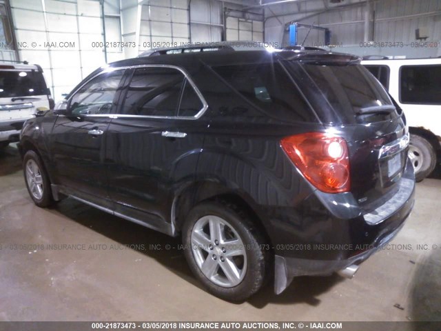 2GNFLHE31F6324780 - 2015 CHEVROLET EQUINOX LTZ BLACK photo 3