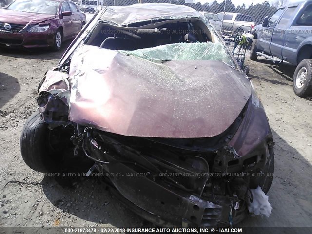 1G1ZA5E09A4117167 - 2010 CHEVROLET MALIBU LS ბურგუნდია ფოტო 6