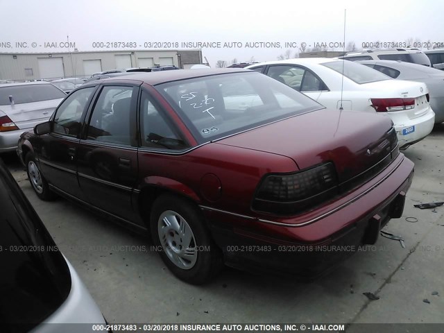1G2WJ52M2SF309722 - 1995 PONTIAC GRAND PRIX SE 红色 照片 3