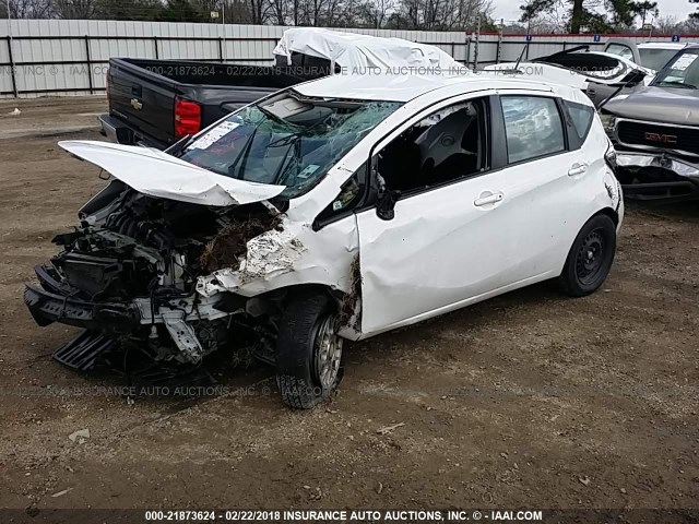 3N1CE2CP6GL356830 - 2016 NISSAN VERSA NOTE S/S PLUS/SV/SL/SR WHITE photo 2