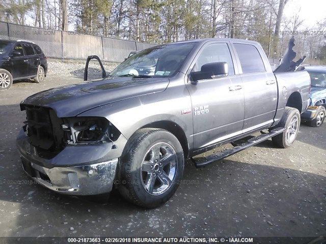 1C6RR7LT7FS519238 - 2015 RAM 1500 SLT GRAY photo 2