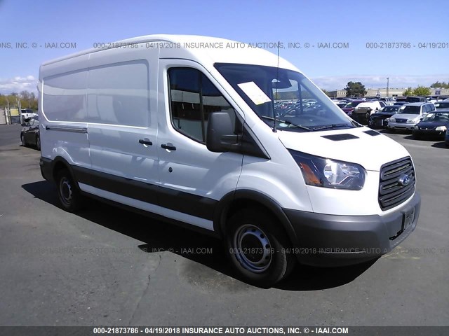 1FTYE2CM0HKA30887 - 2017 FORD TRANSIT T-150 WHITE photo 1