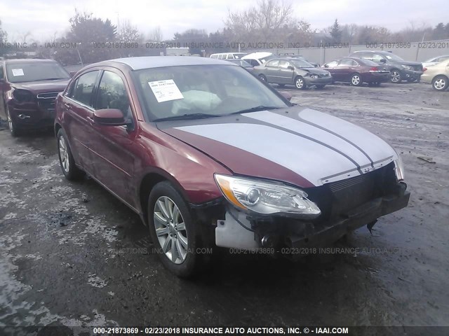 1C3CCBBB5CN207848 - 2012 CHRYSLER 200 TOURING RED photo 1