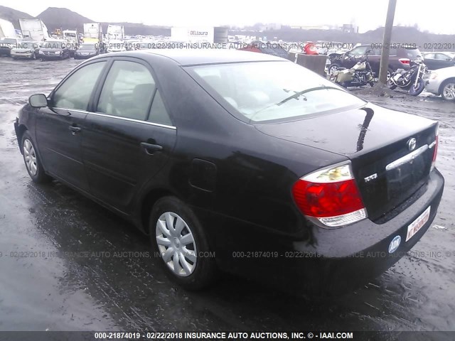 4T1BE30K75U383069 - 2005 TOYOTA CAMRY LE/XLE/SE 黑色 照片 3